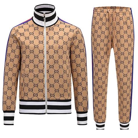 new mens gucci tracksuit|cheap Gucci tracksuit men.